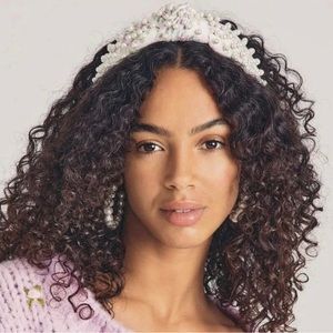 Lele Sadoughi x LoveShackFancy Pastel Clouds Pearl Headband NWT LSF